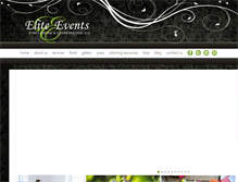 Tablet Screenshot of eliteeventstoledo.com